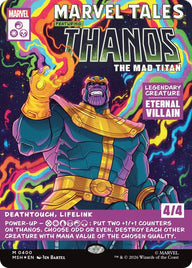 Thanos, The Mad Titan (Borderless) (0400) (Mythic)