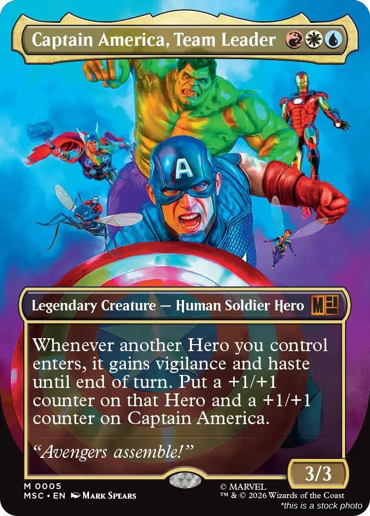 Captain America, Team Leader (Borderless)