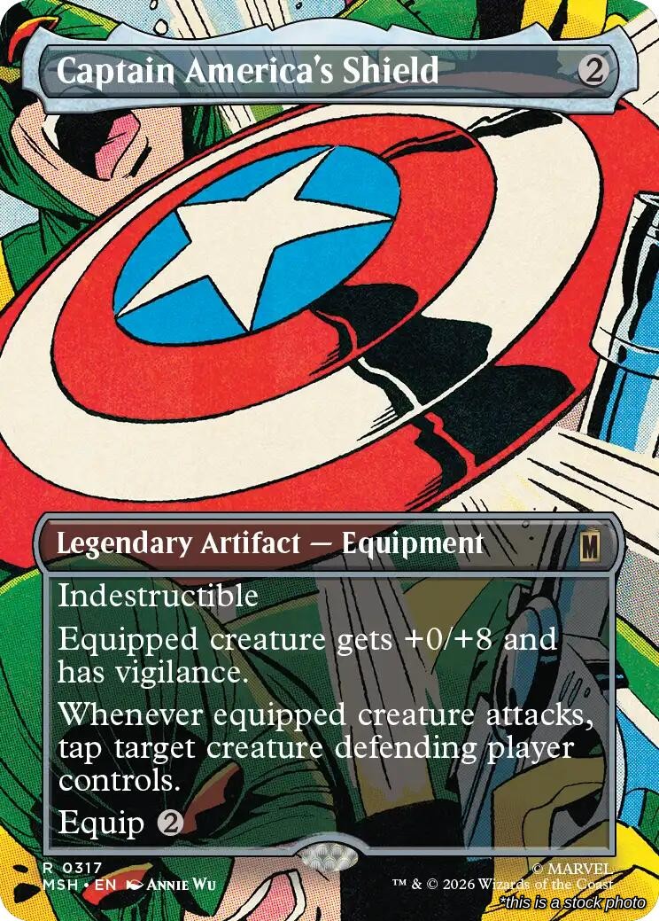 Captain America's Shield (Borderless) (0317)