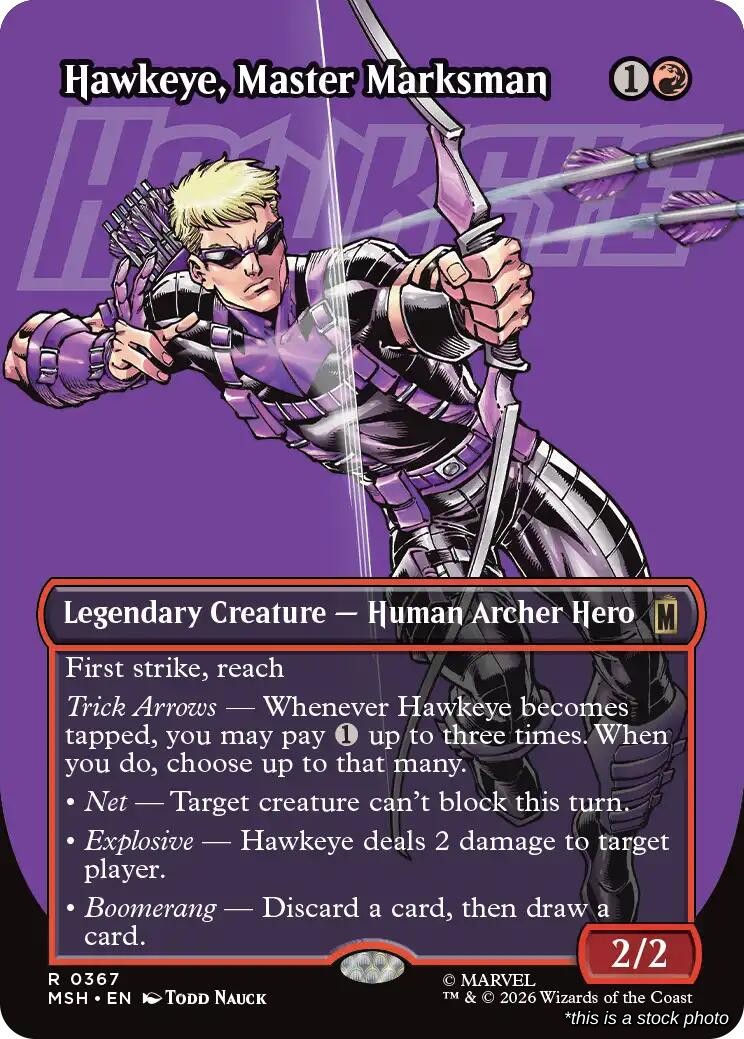 Hawkeye, Master Marksman (Borderless)