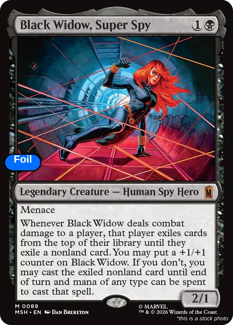 Black Widow, Super Spy