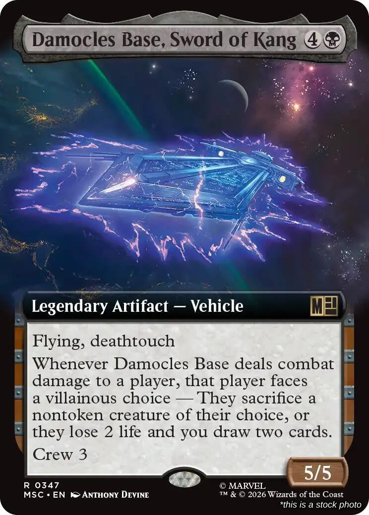 Damocles Base, Sword of Kang (Extended Art)