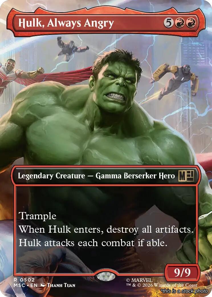 Hulk, Always Angry (Borderless)