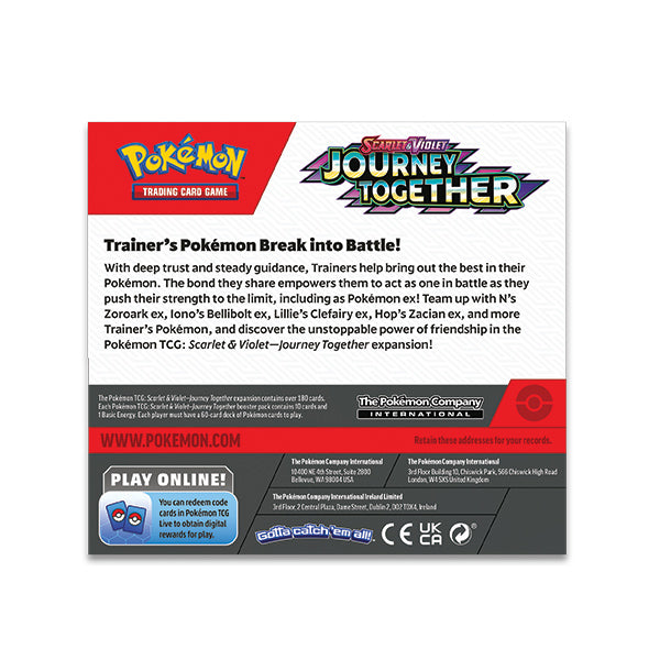 Pokemon TCG: Scarlet & Violet 09 Journey Together- Booster Display