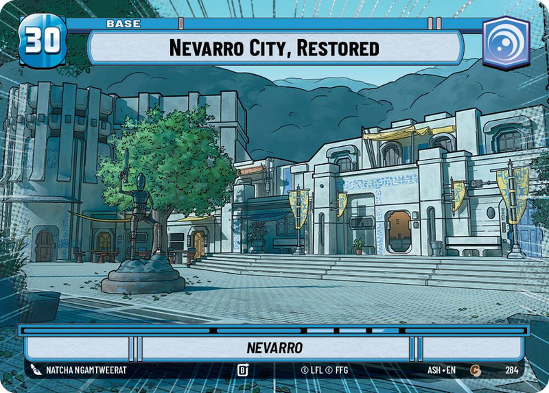 Nevarro City, Restored // Shield (284 // t06) (Hyperspace) (284 // T06) [Ashes of the Empire]