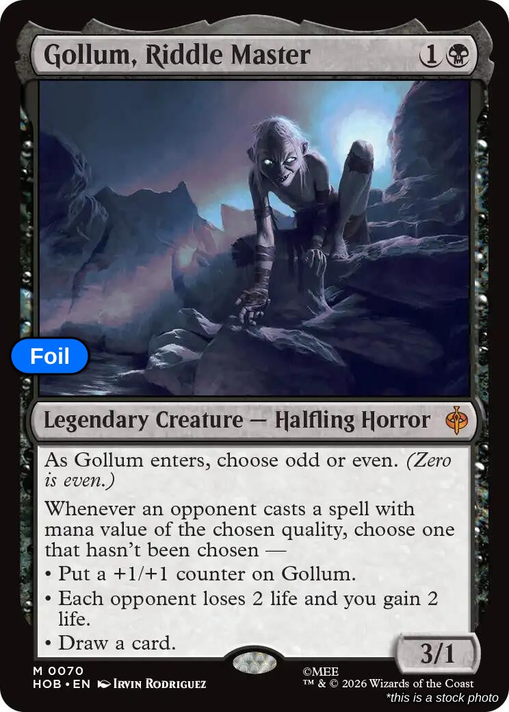 Gollum, Riddle Master