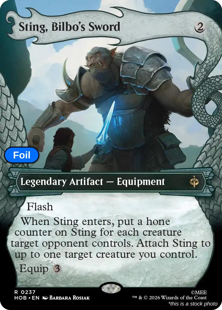 Sting, Bilbo's Sword (Showcase)