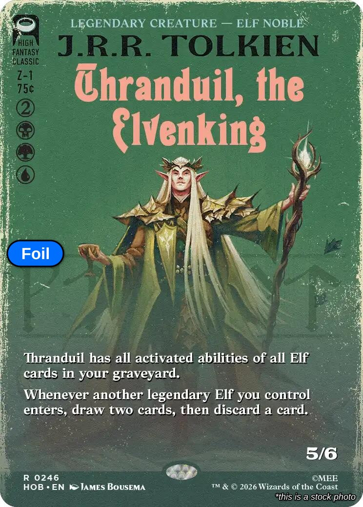 Thranduil, the Elvenking (Borderless)