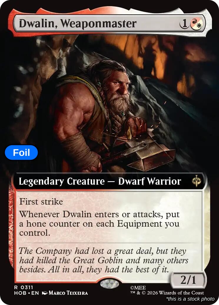 Dwalin, Weaponmaster (Extended Art)