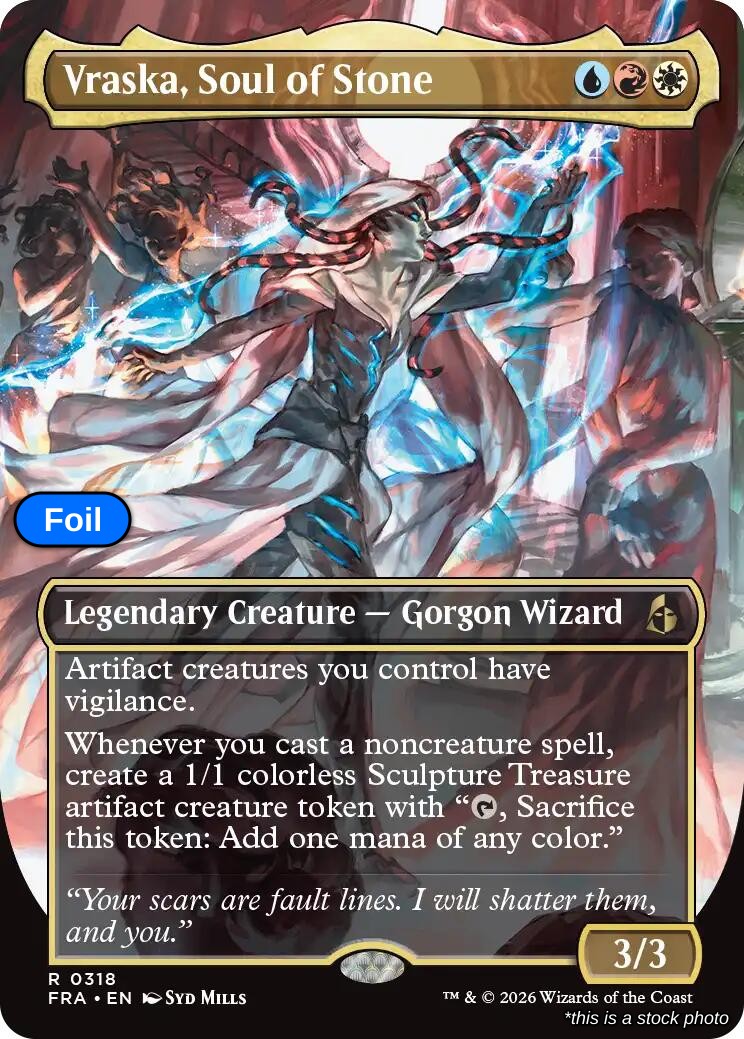 Vraska, Soul of Stone (Borderless)