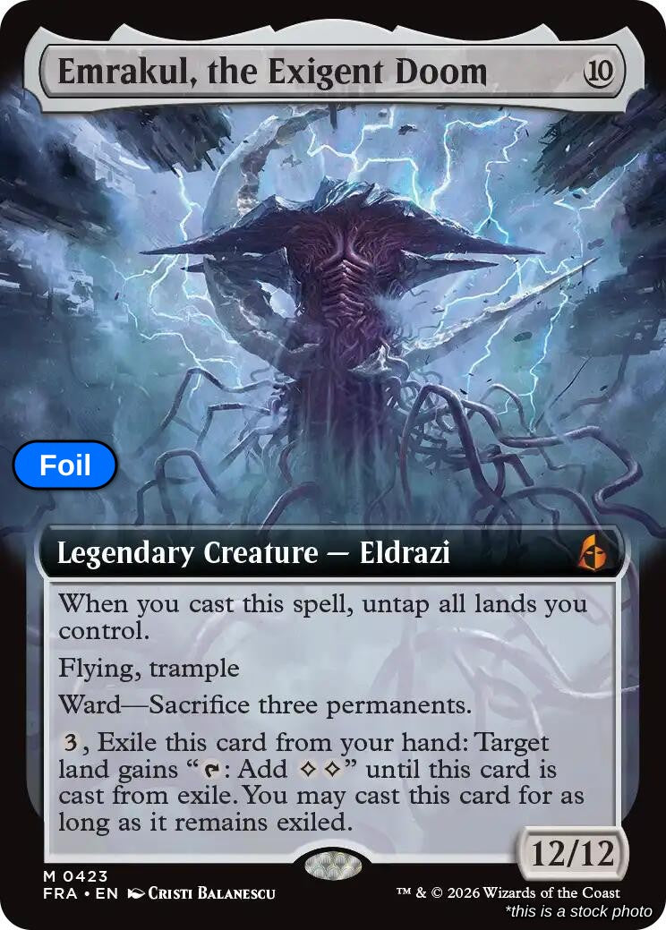 Emrakul, the Exigent Doom (Extended Art)