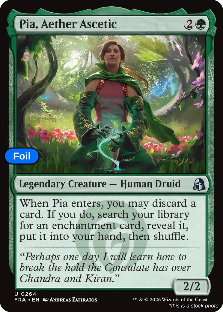 Pia, Aether Ascetic