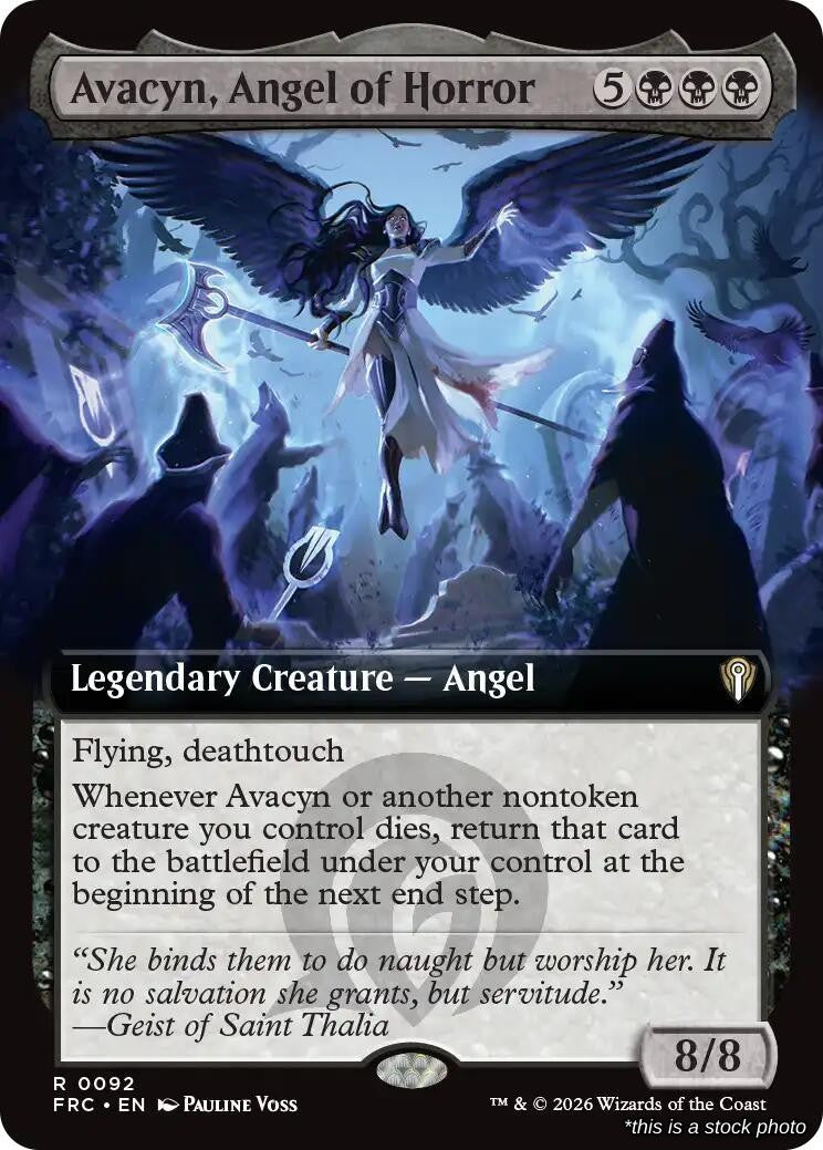 Avacyn, Angel of Horror (Extended Art)