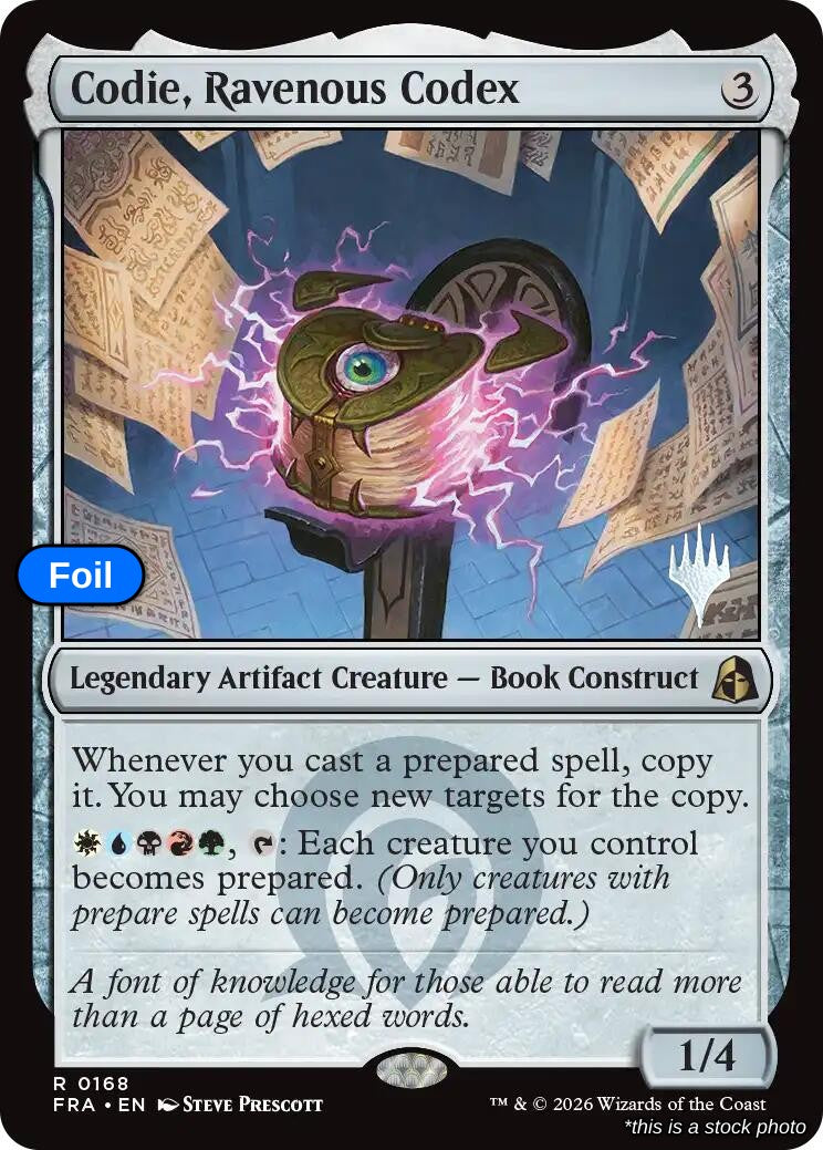 Codie, Ravenous Codex