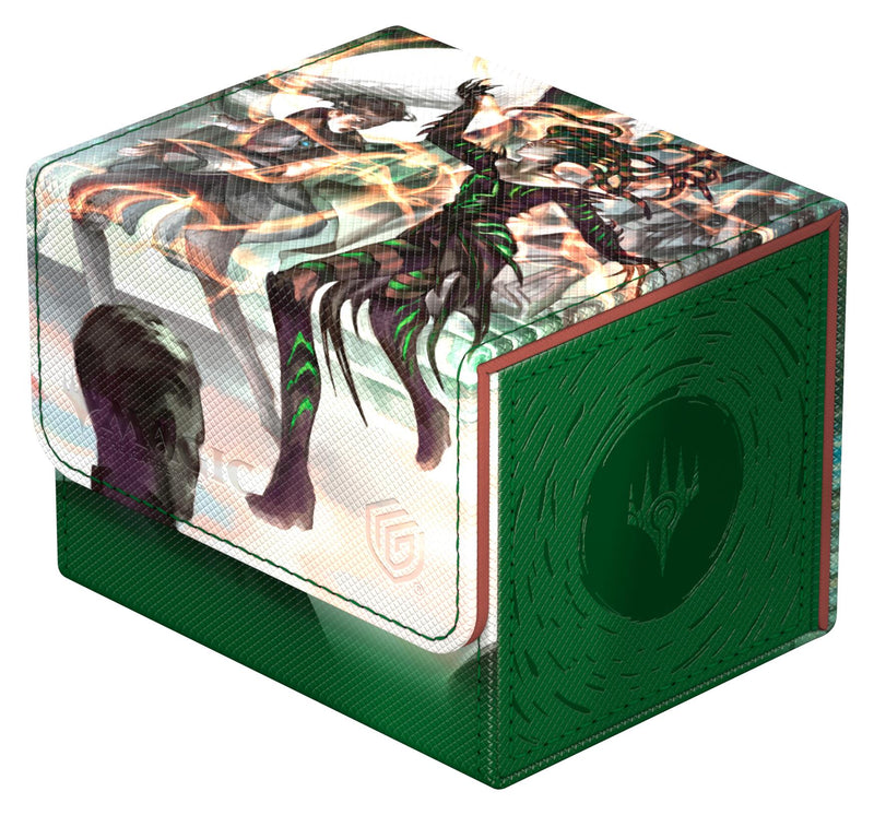 Magic: The Gathering Reality Fracture - Sidewinder 100+ Xenoskin Deck Box - Vraska, Petrifying Assassin
