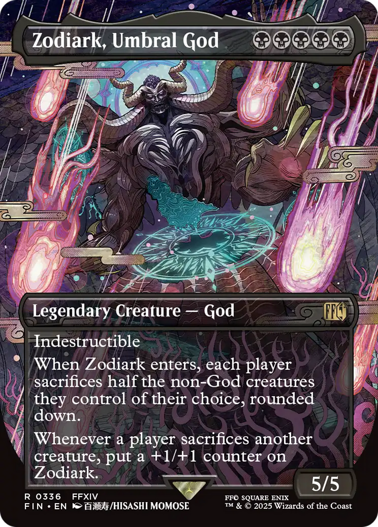 Zodiark, Umbral God (Borderless) [FINAL FANTASY]