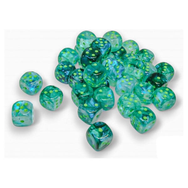 Manufacturing CHX27995 d6Cube 12 mm Borealis Luminary Kelp - Light Green - Pack of 36