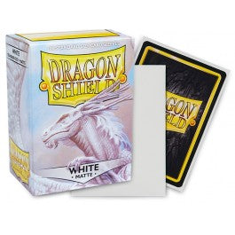 Dragon Shield Sleeves: Standard Matte - White 100CT