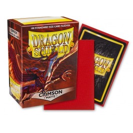 Dragon Shield Sleeves: Standard Matte - Crimson 100CT