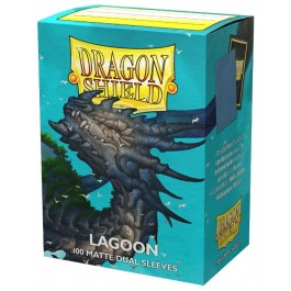 Dragon Shield Sleeves: Standard Matte Dual - Lagoon 100CT