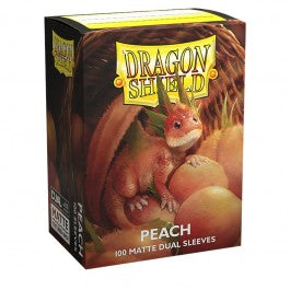 Dragon Shield Sleeves: Standard Matte Dual - Peach 100CT