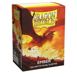 Dragon Shield Sleeves: Standard Matte Dual - Ember 100CT