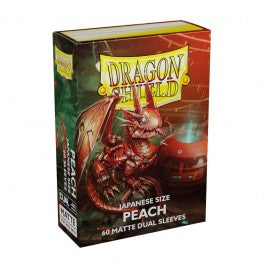 Dragon Shield Sleeves: Japanese Matte Dual - Peach 60CT