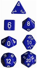 Chessex: Opaque Blue 7-Die Set