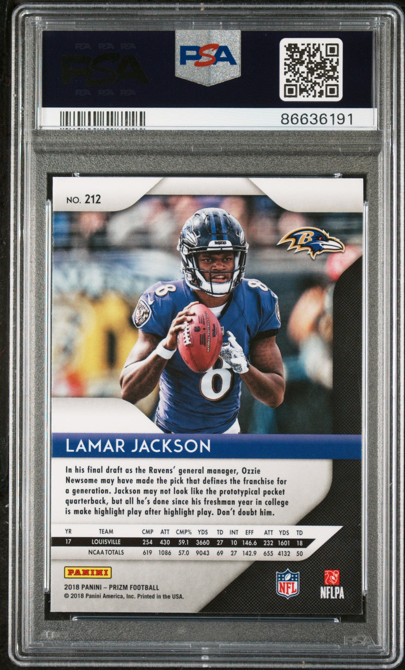 2018 PANINI PRIZM LAMAR JACKSON