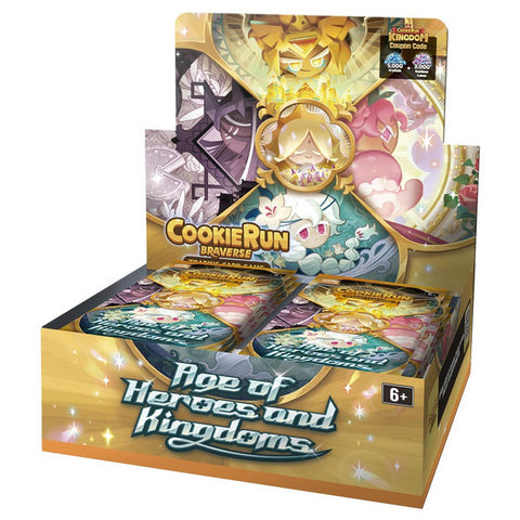 CookieRun TCG: Age of Heroes and Kingdoms Booster Display