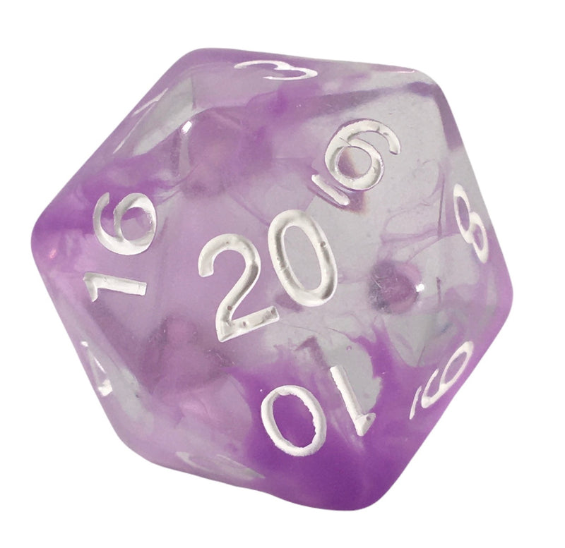 Role 4 Initiative 29mm XL D20 Dice Diffusion Amethyst