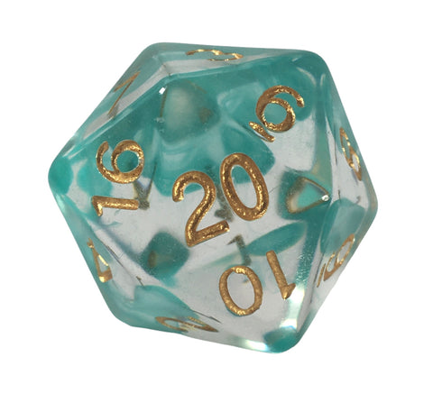 Role 4 Initiative 29mm XL D20 Dice Diffusion Atlantis Item # R4I50410-XL20