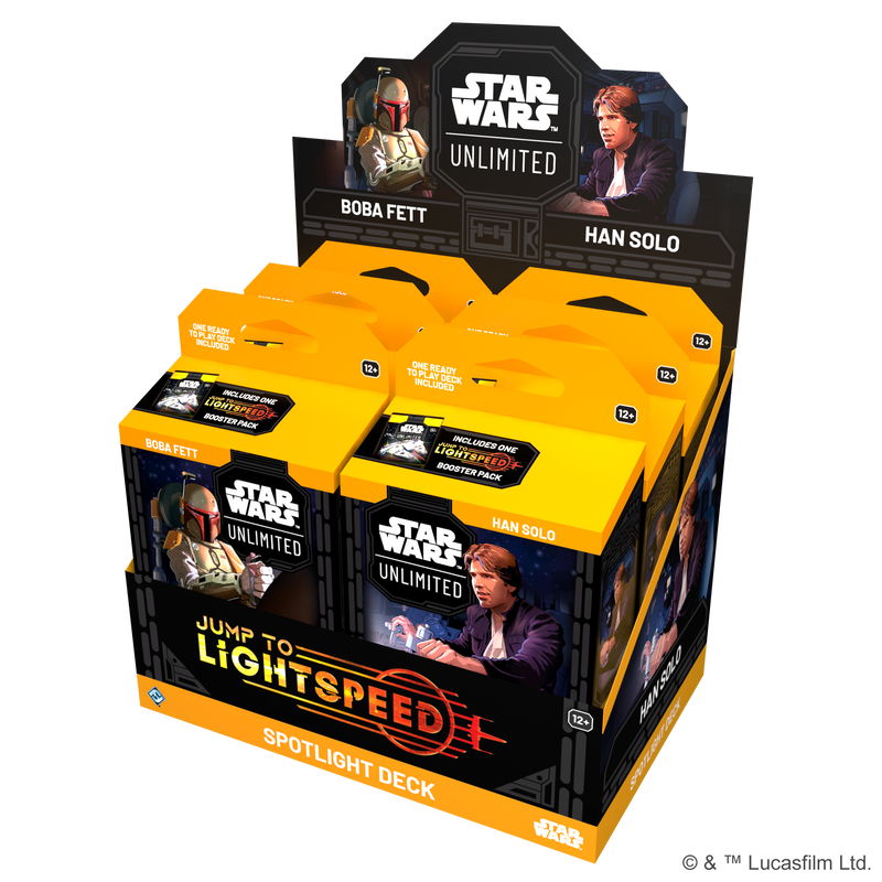 Star Wars: Unlimited - Jump to Lightspeed 2-Player Starter Display (6 decks)