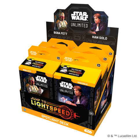 Star Wars: Unlimited - Jump to Lightspeed 2-Player Starter Display (6 decks)