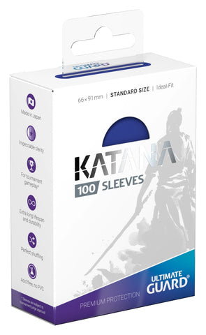 KATANA SLEEVES: STANDARD SIZE BLUE (100CT)