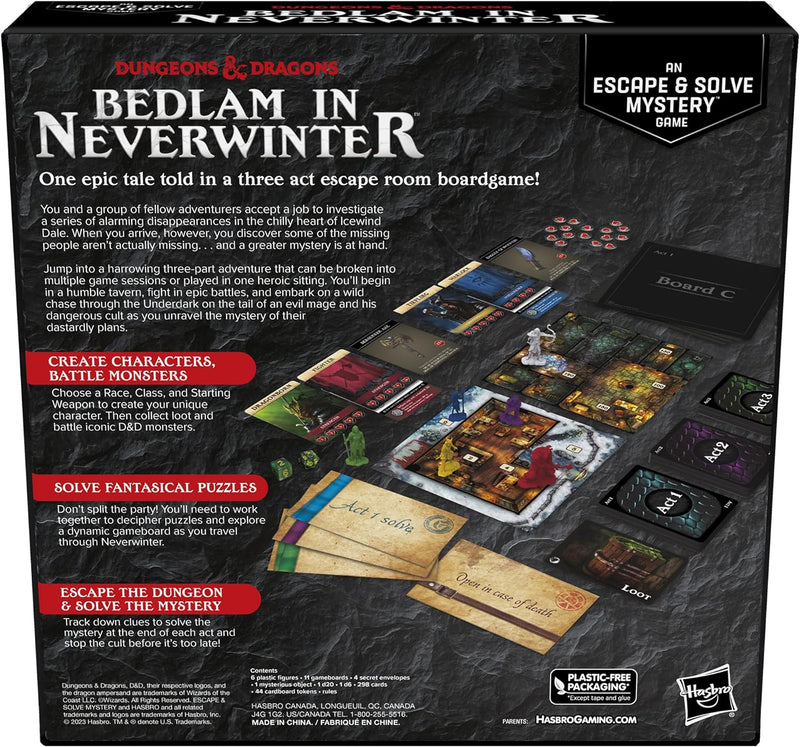 Dungeons & Dragons: Bedlam in Neverwinter - An Escape & Solve Mystery Game