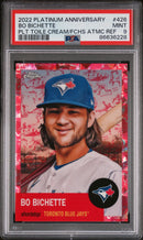 2022 TOPPS CHROME PLATINUM ANNIVERSARY BO BICHETTE ATOMIC