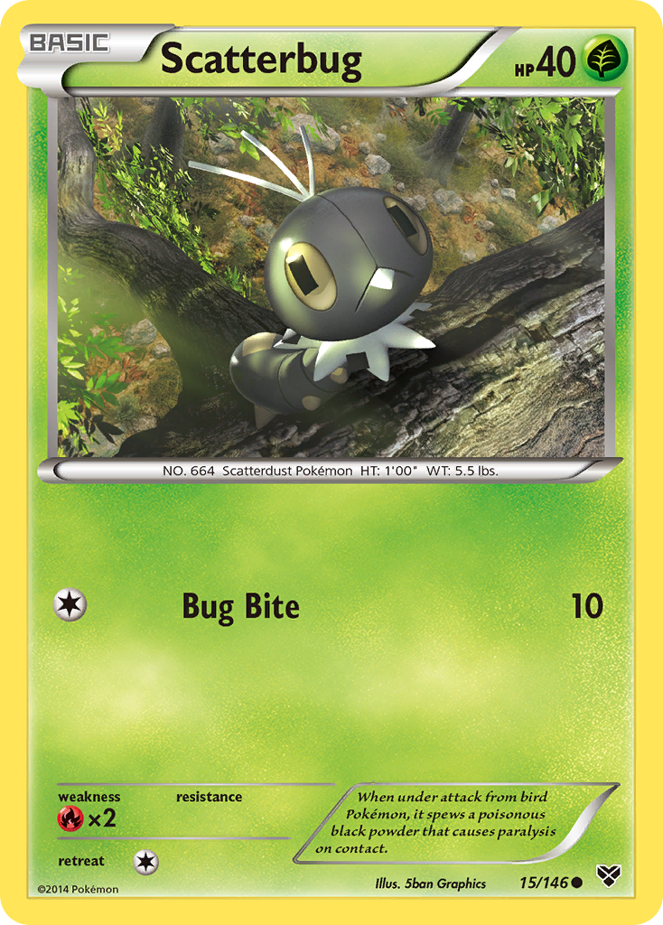 Scatterbug (15/146) [XY: Base Set]