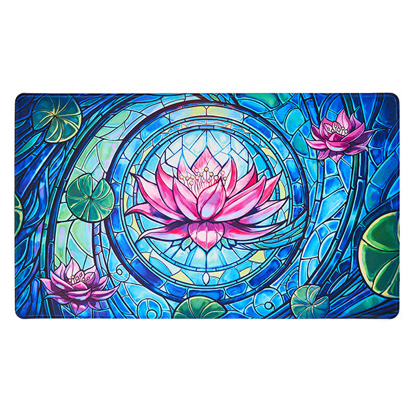 Playmat: Stained Glass- Blossom Grace (24" x 14")
