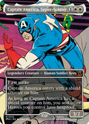 Captain America, Super-Soldier (Borderless) (0316) (Mythic)