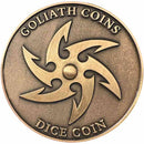 GOLIATH COINS: DICE COIN D20: LAWFUL GOLD DRAGON