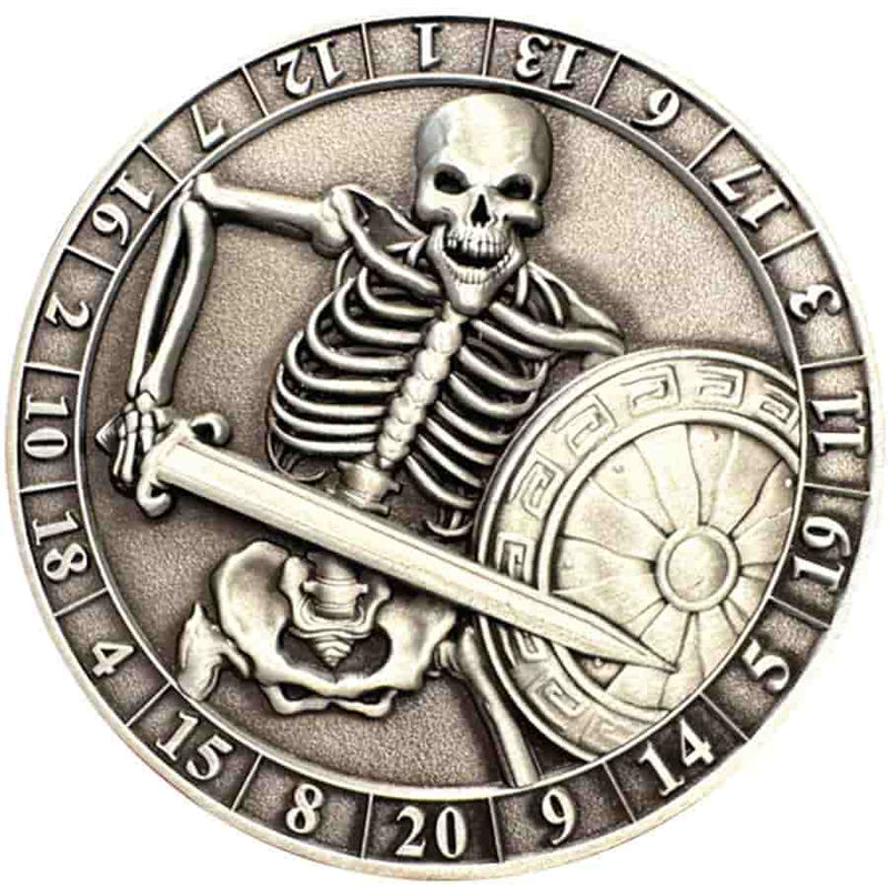 GOLIATH COINS: DICE COIN D20: SKELETON