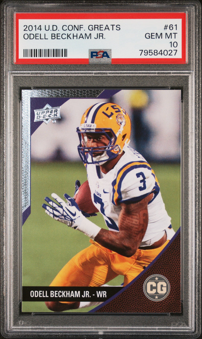 2014 UPPER DECK CONFERENCE GREATS ODELL BECKHAM JR.
