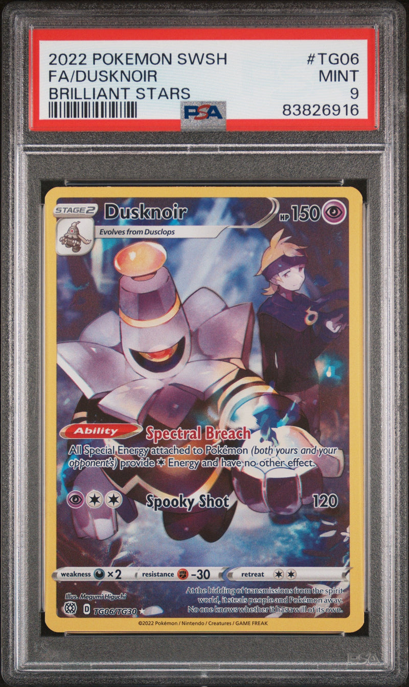 2022 POKEMON SWORD & SHIELD BRILLIANT STARS FA/DUSKNOIR