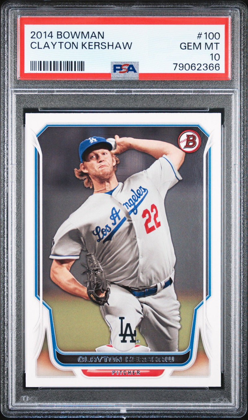 2014 BOWMAN CLAYTON KERSHAW